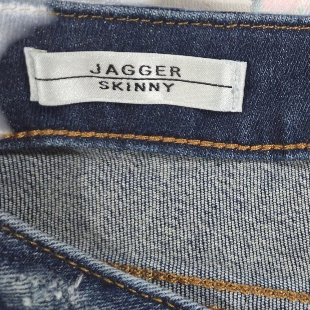 VIGOSS Jagger Skinny Jeans Distressed Dark Wash Women's Size 30 - Picture 3 of 4